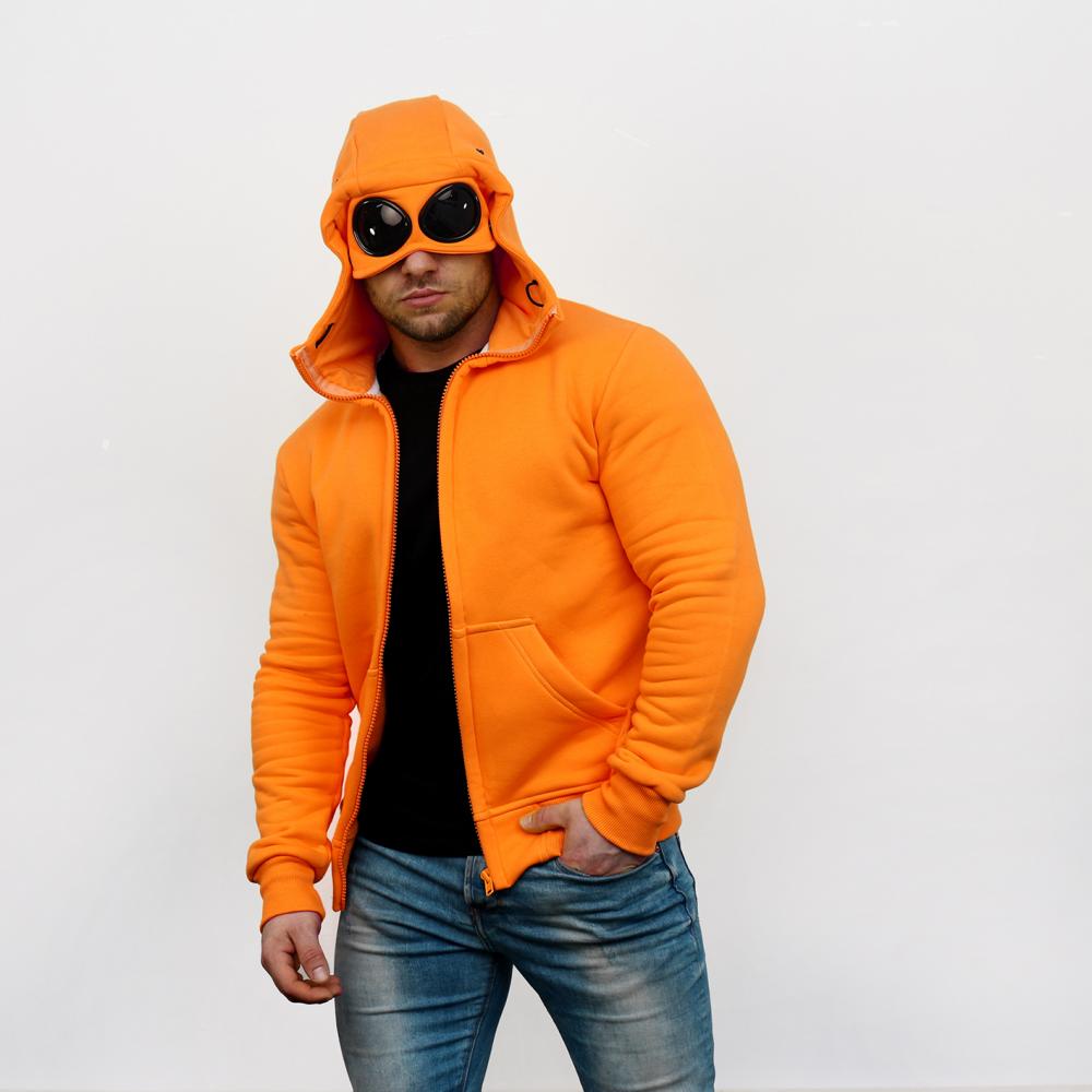 Goggle Hoodie - ORANGE